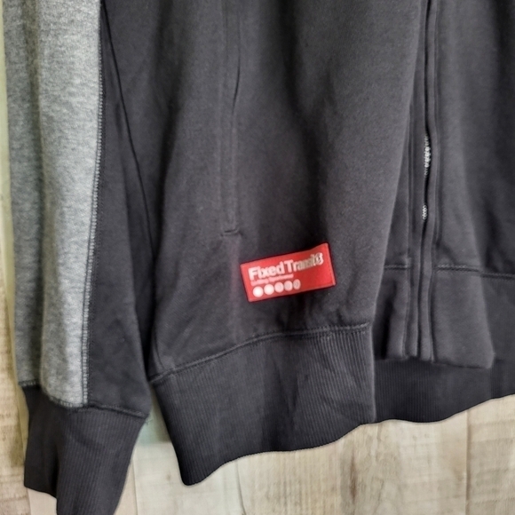 LI-NING Transit Hoodie. Red, Blue & Black. Men's Large. Cotton Blend. - Picture 2 of 15